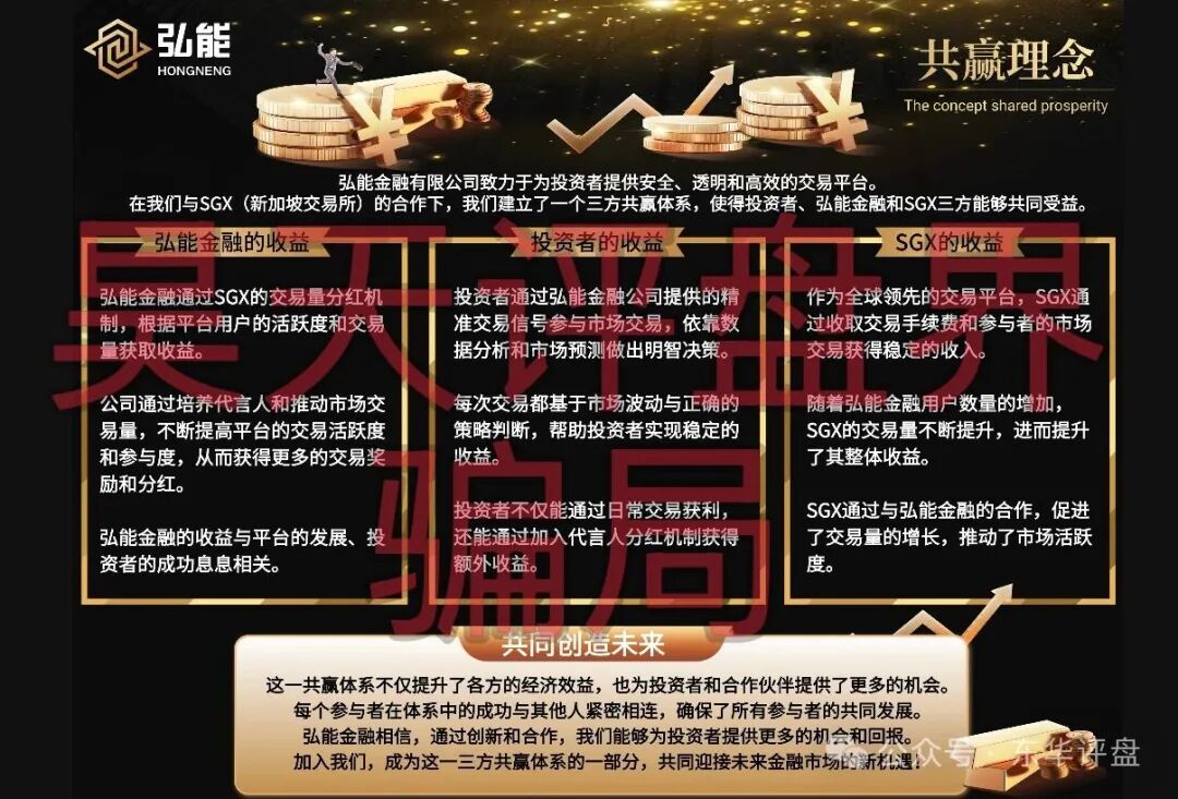 【弘能金融】合约跟单类资金盘骗局，柬埔寨的杀猪盘，已经开始单割，高度预警！